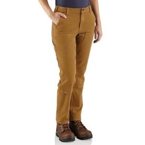 CARHARTT Women's Rugged Flex Relaxed Fit Twill Double-Front Work Pants Size 6
